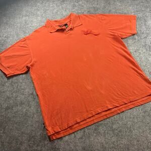 Vintage Rocawear Y2K Orange Polo Shirt Men’s XL 100% Cotton Streetwear